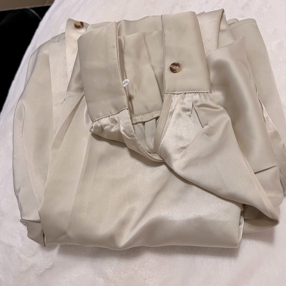 NWT Oversized button down + Skirt Set | Small - Picture 7 of 8